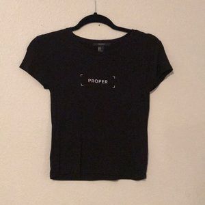 FOREVER21 | baby tee